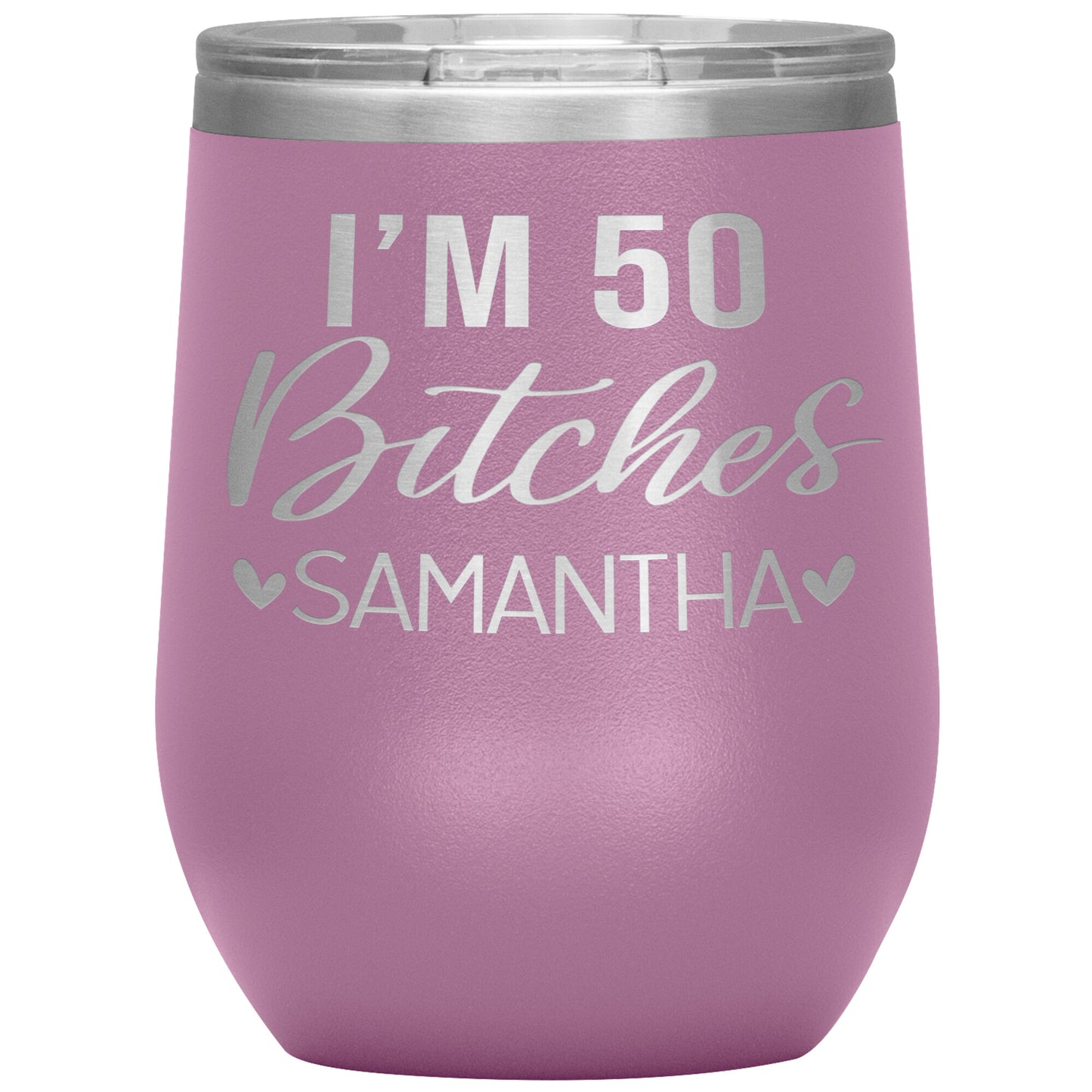 I'm 50 Bitches Birthday Tumbler