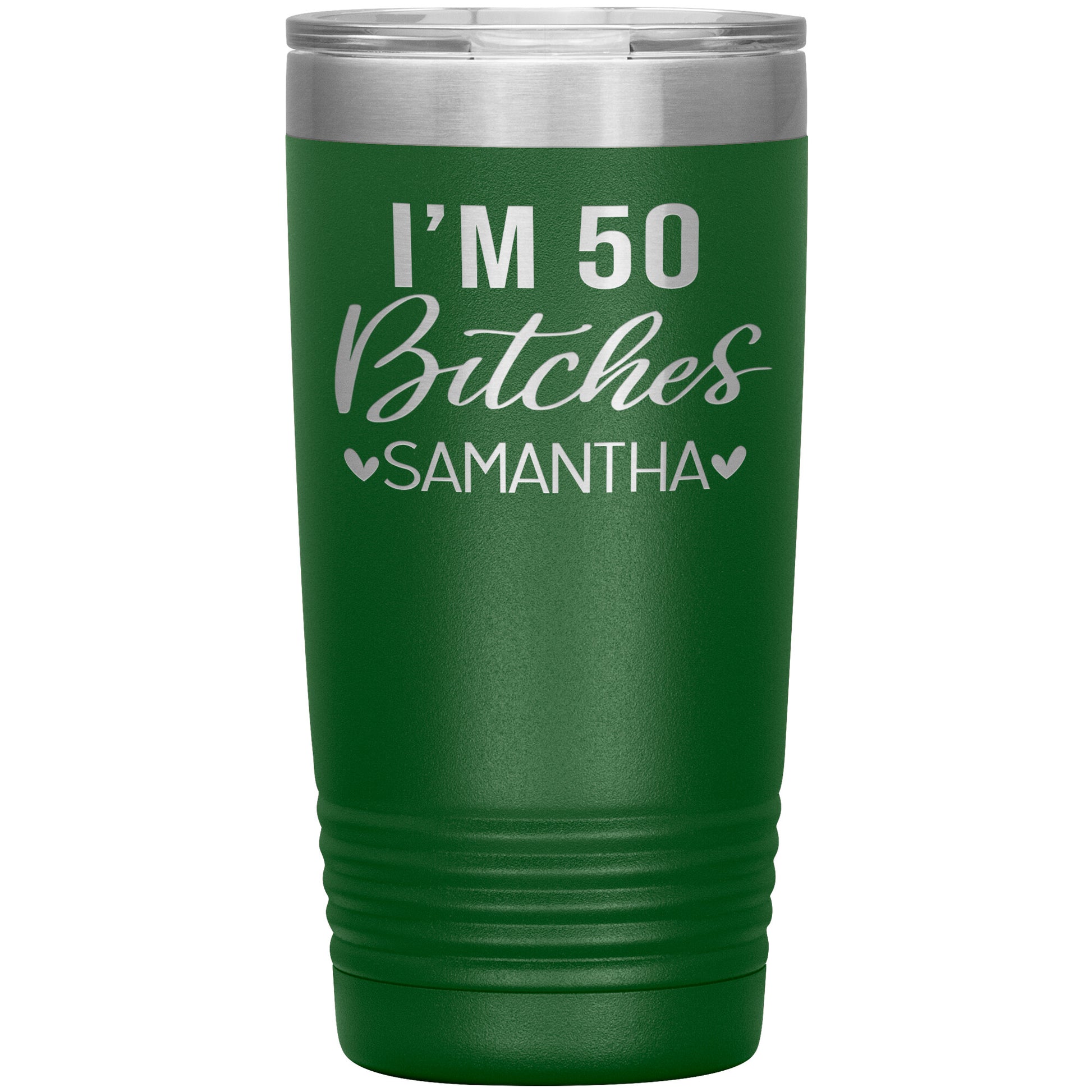 I'm 50 Bitches Birthday Tumbler