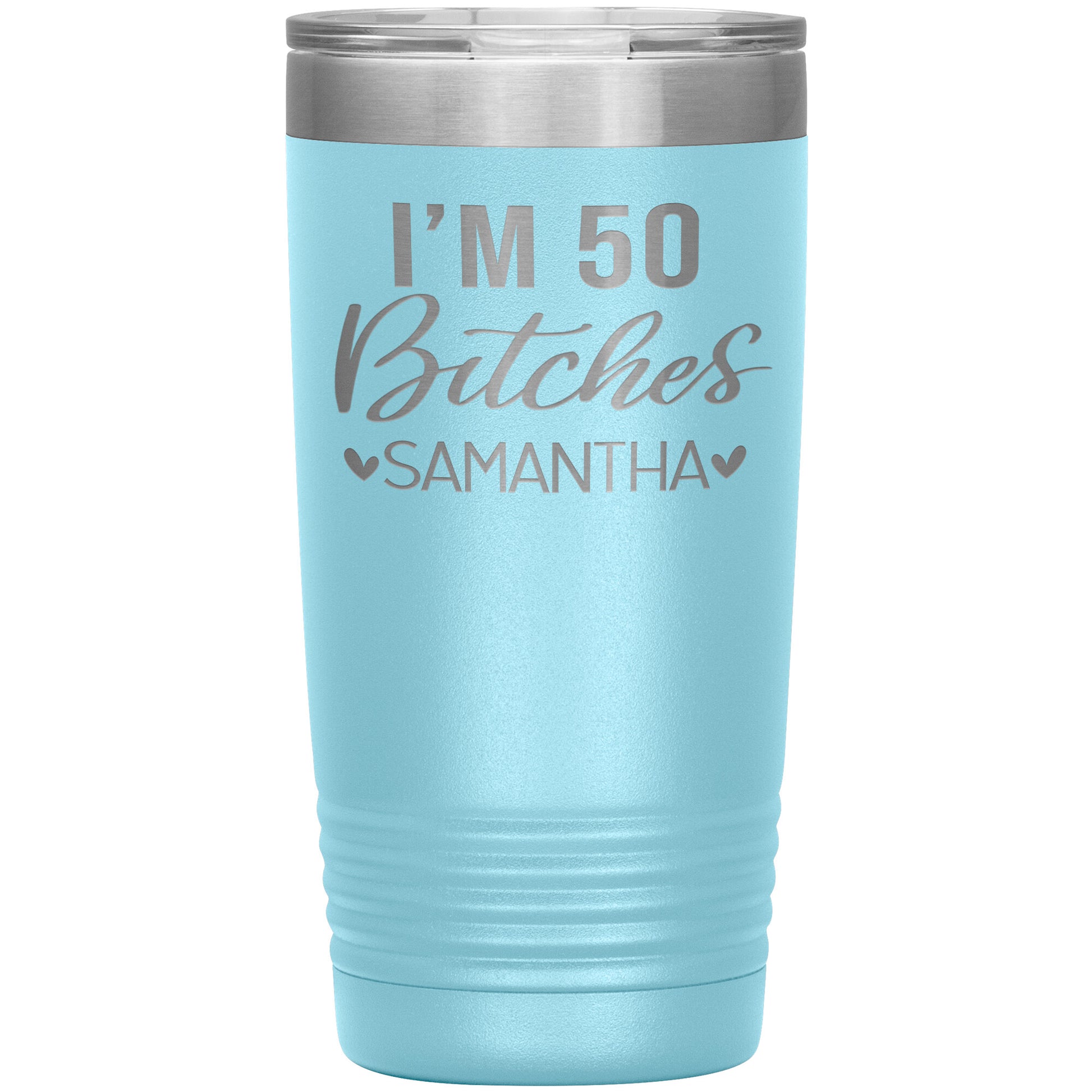 I'm 50 Bitches Birthday Tumbler
