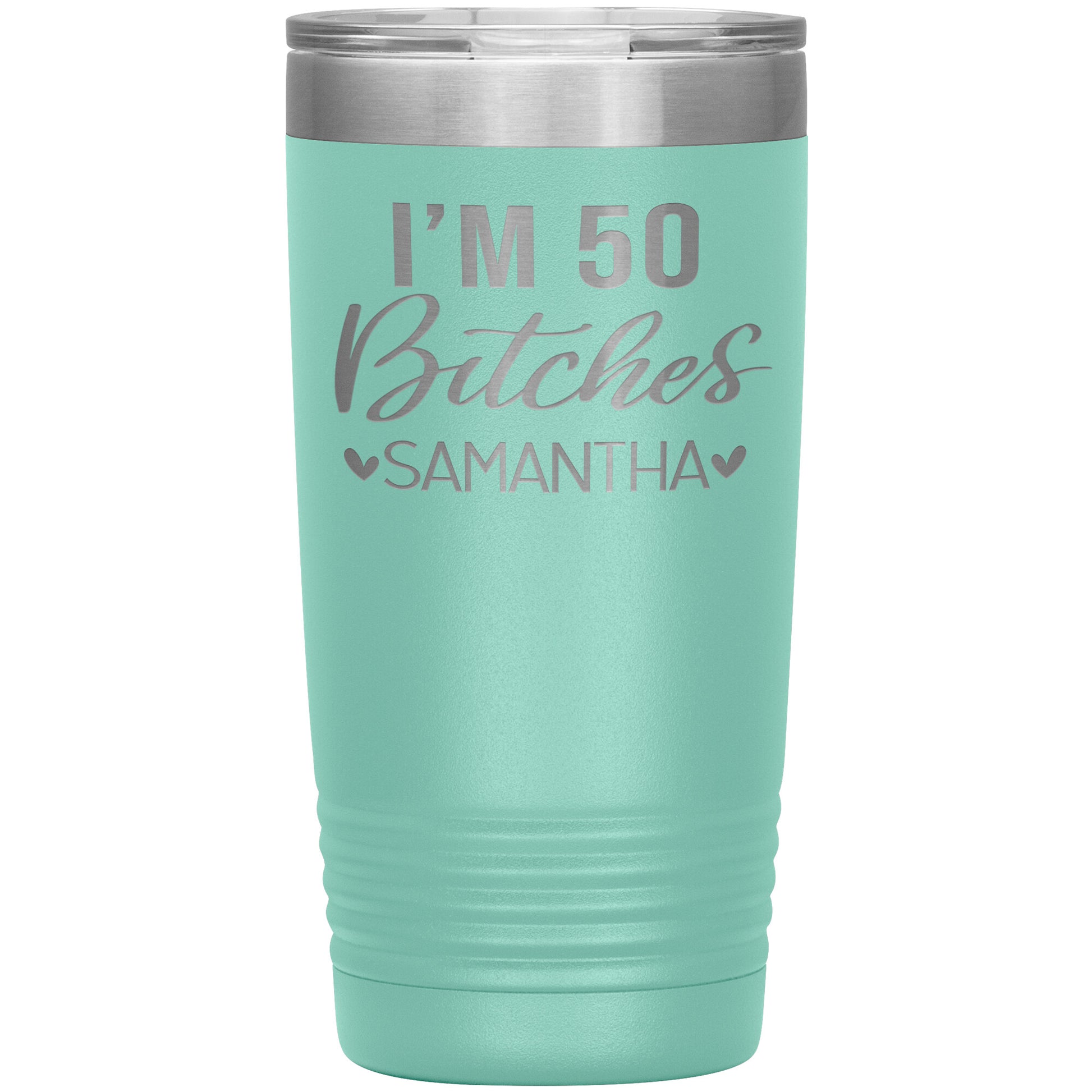 I'm 50 Bitches Birthday Tumbler
