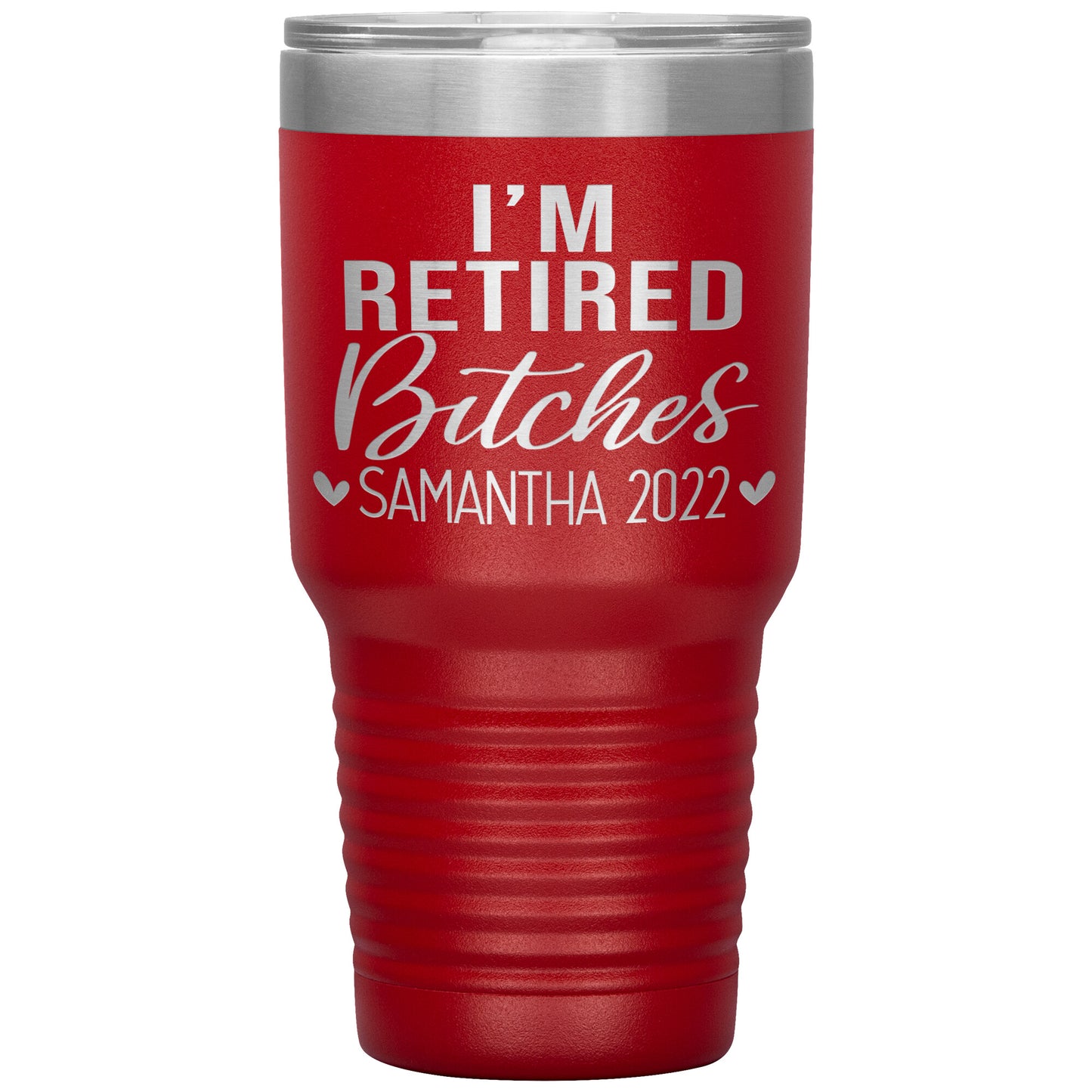 I'm Retired Bitches 2022 Tumbler