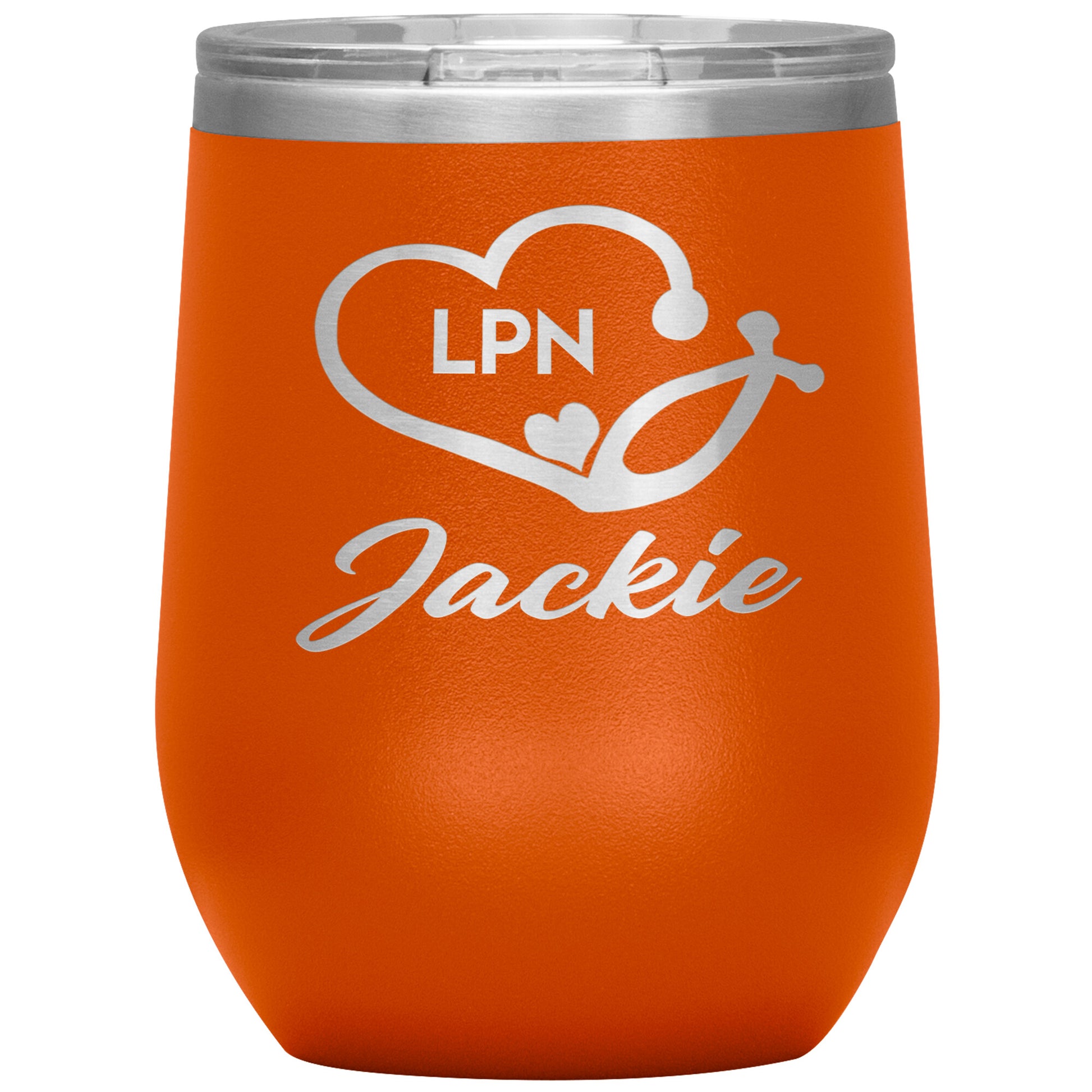 LPN Nurse Name Tumbler