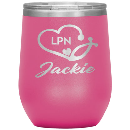 LPN Nurse Name Tumbler