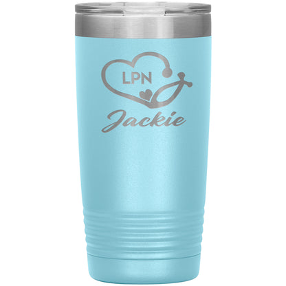 LPN Nurse Name Tumbler
