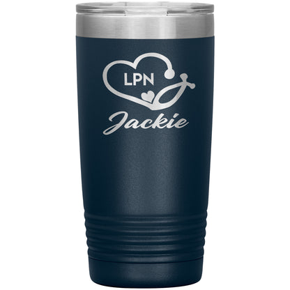 LPN Nurse Name Tumbler