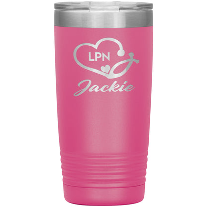 LPN Nurse Name Tumbler