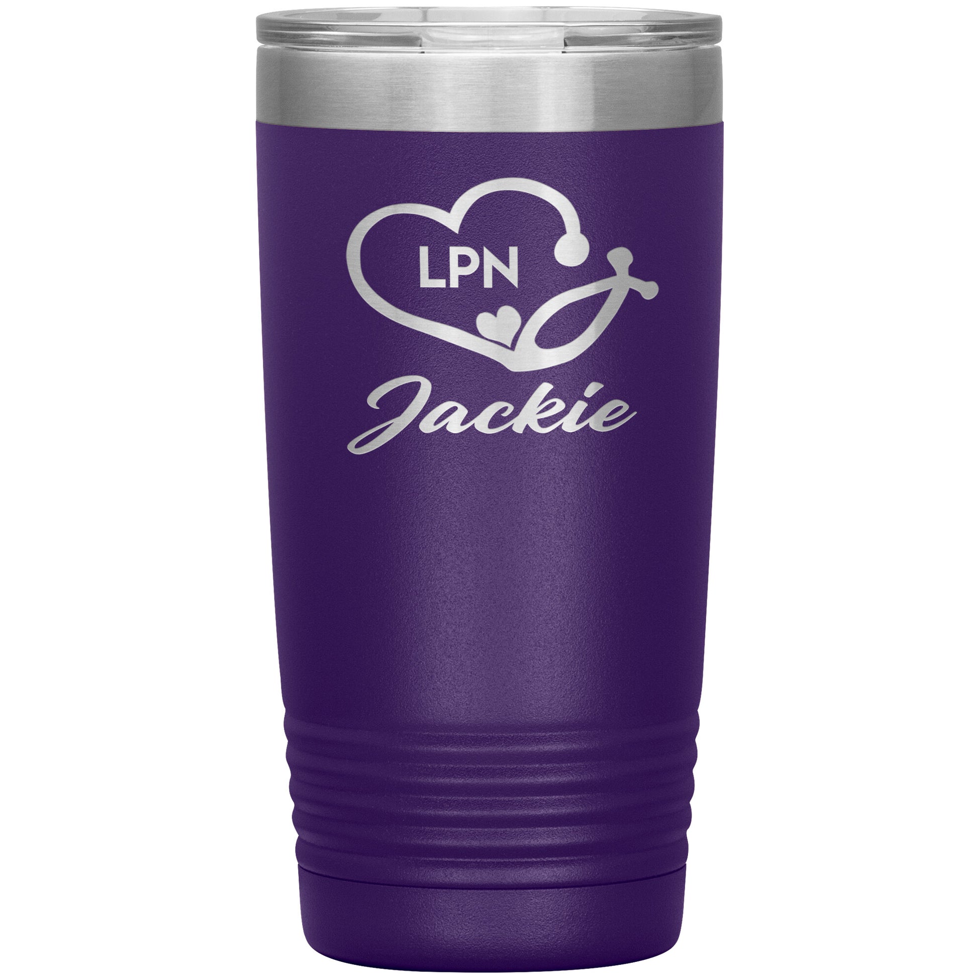 LPN Nurse Name Tumbler