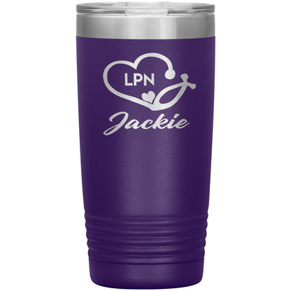 LPN Nurse Name Tumbler