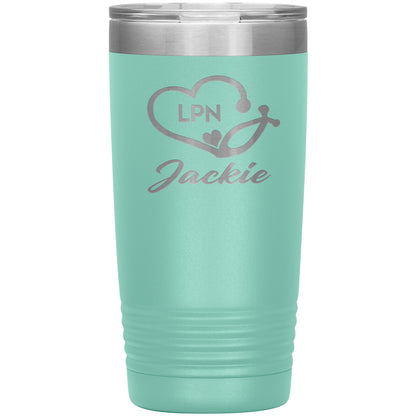 LPN Nurse Name Tumbler