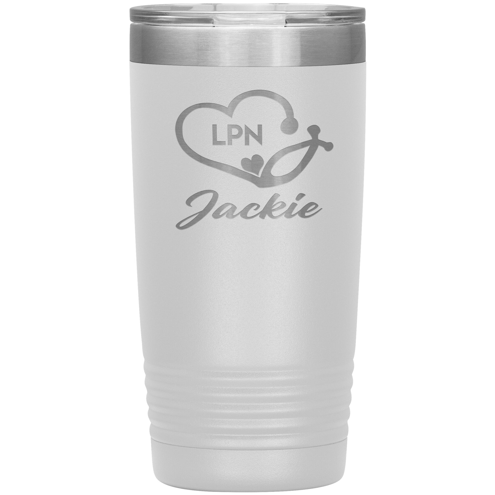 LPN Nurse Name Tumbler