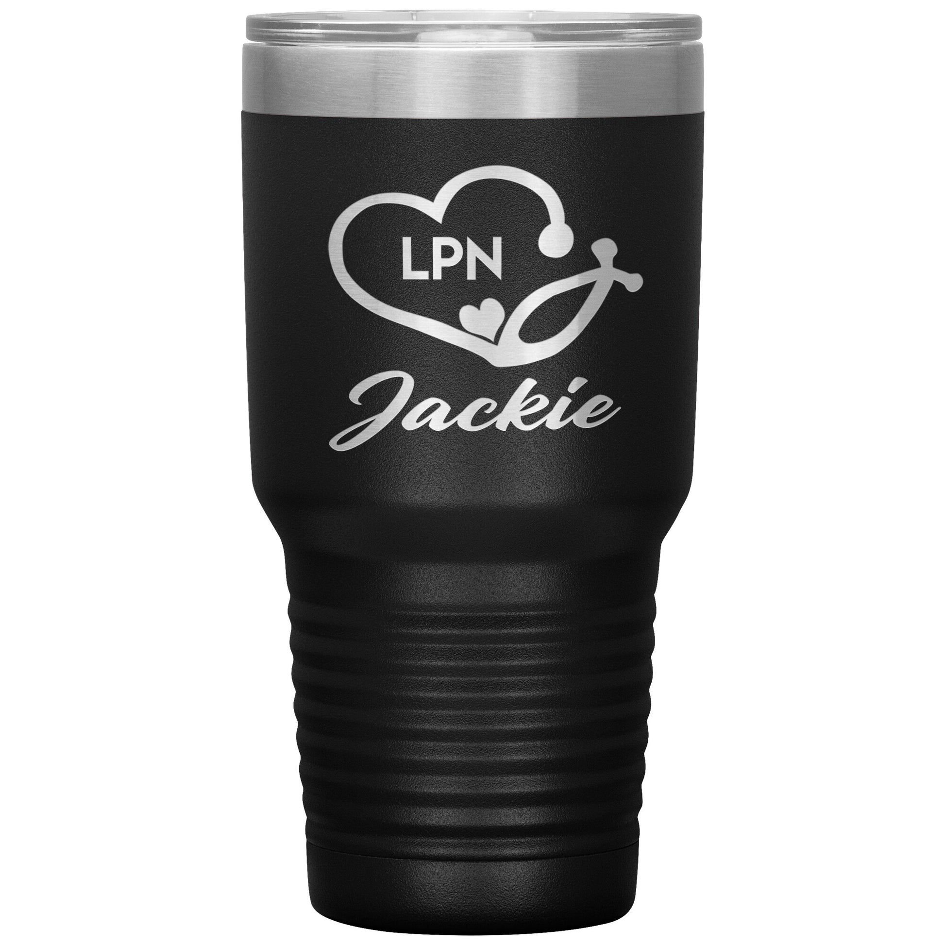 LPN Nurse Name Tumbler