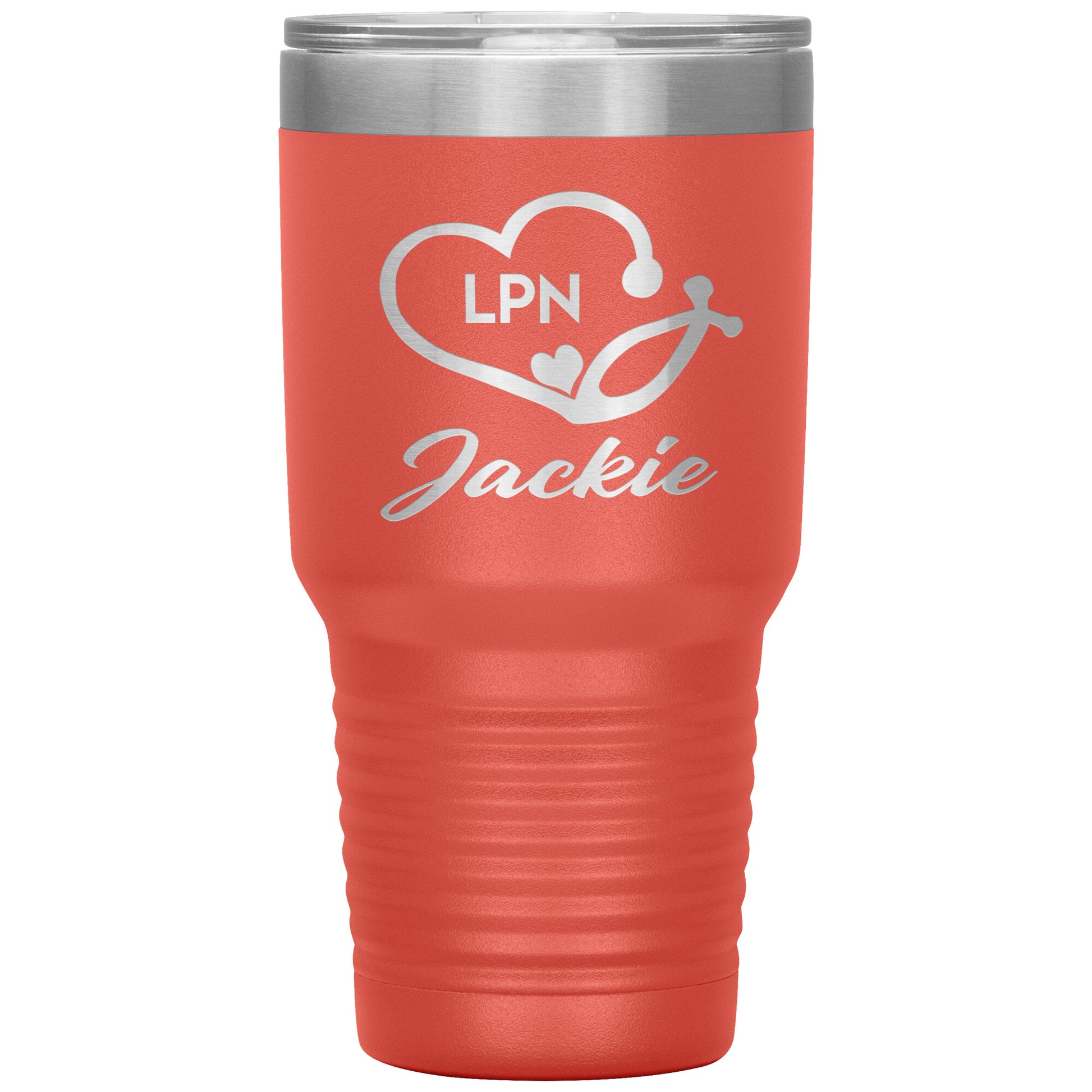 LPN Nurse Name Tumbler