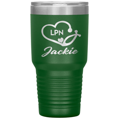 LPN Nurse Name Tumbler