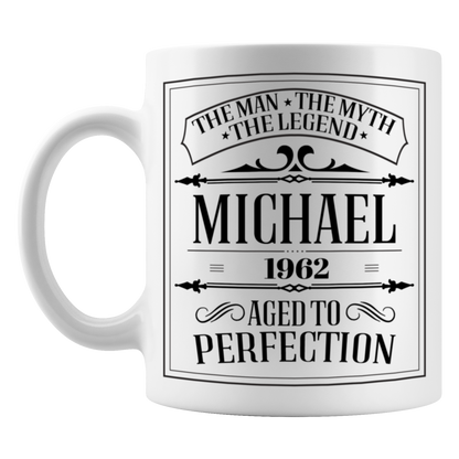 Man Myth Legend 1962 60th Birthday Mug