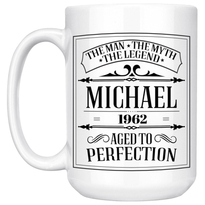 Man Myth Legend 1962 60th Birthday Mug