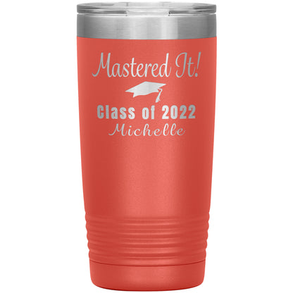Mastered It 2022 Graduation Tumbler