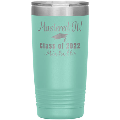 Mastered It 2022 Graduation Tumbler