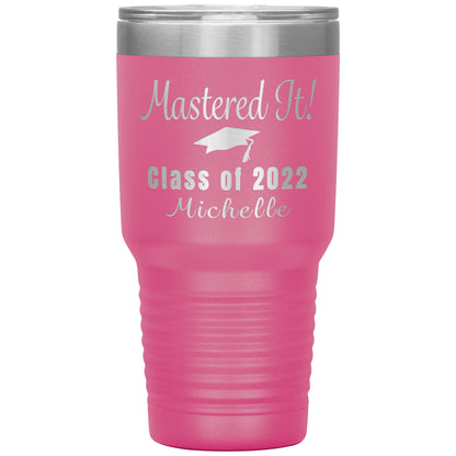 Mastered It 2022 Graduation Tumbler
