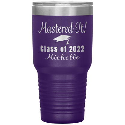 Mastered It 2022 Graduation Tumbler