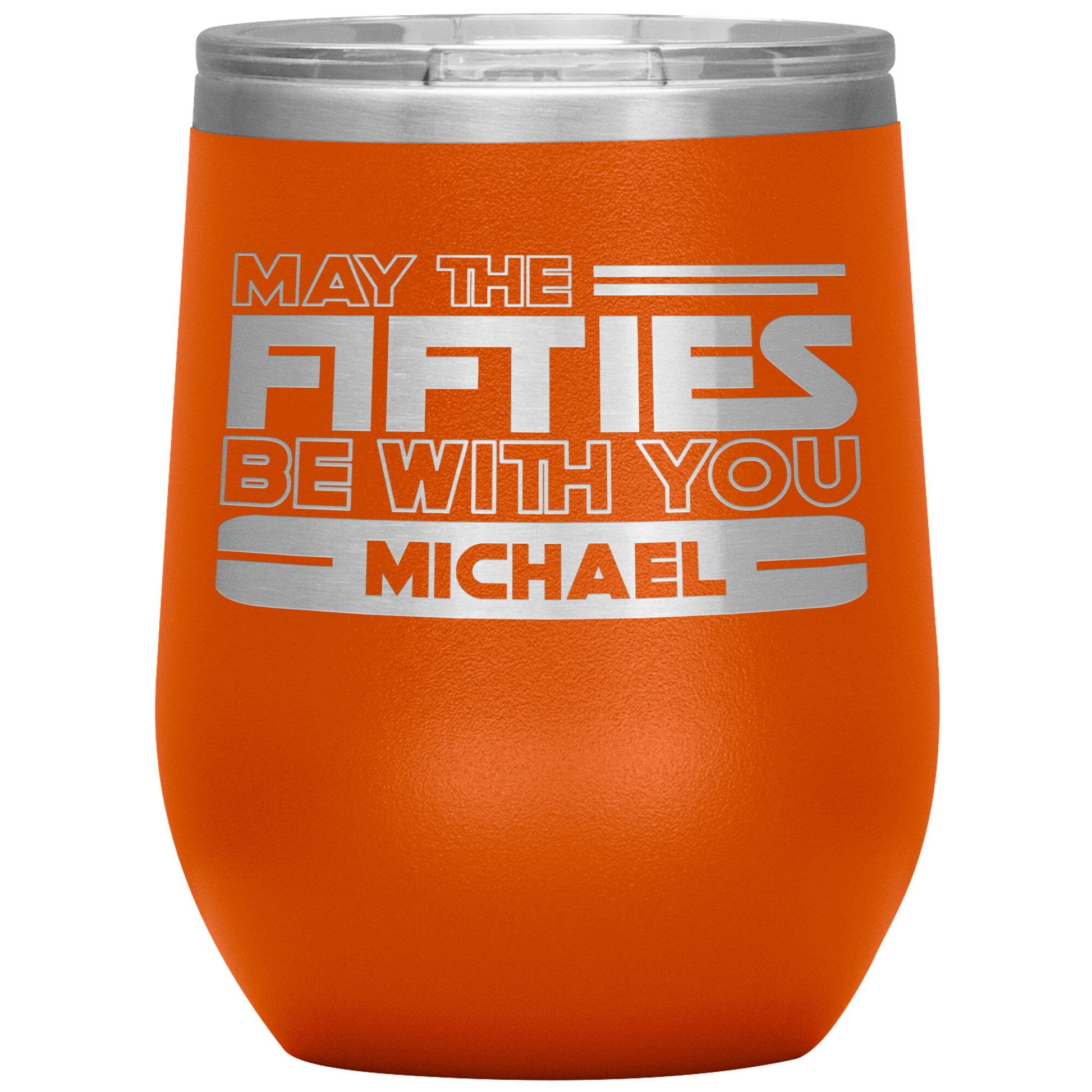 May the Fifties Be With You Name Tumbler
