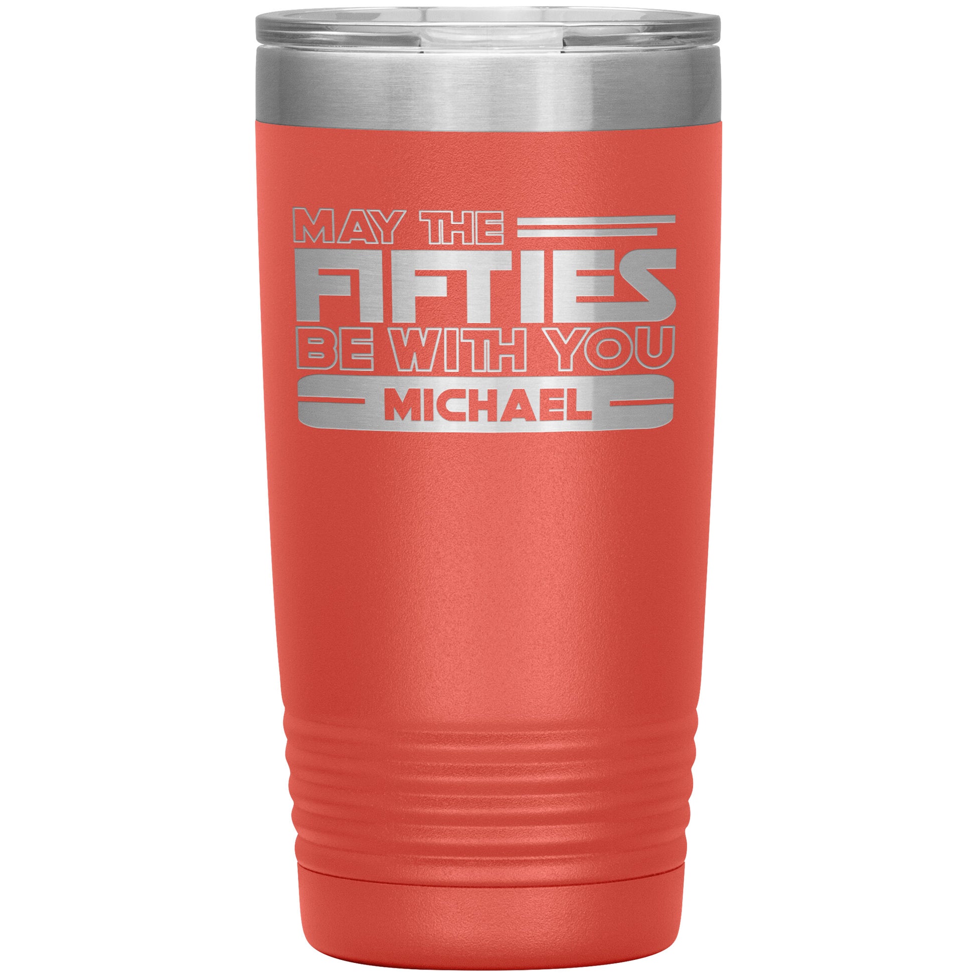 May the Fifties Be With You Name Tumbler