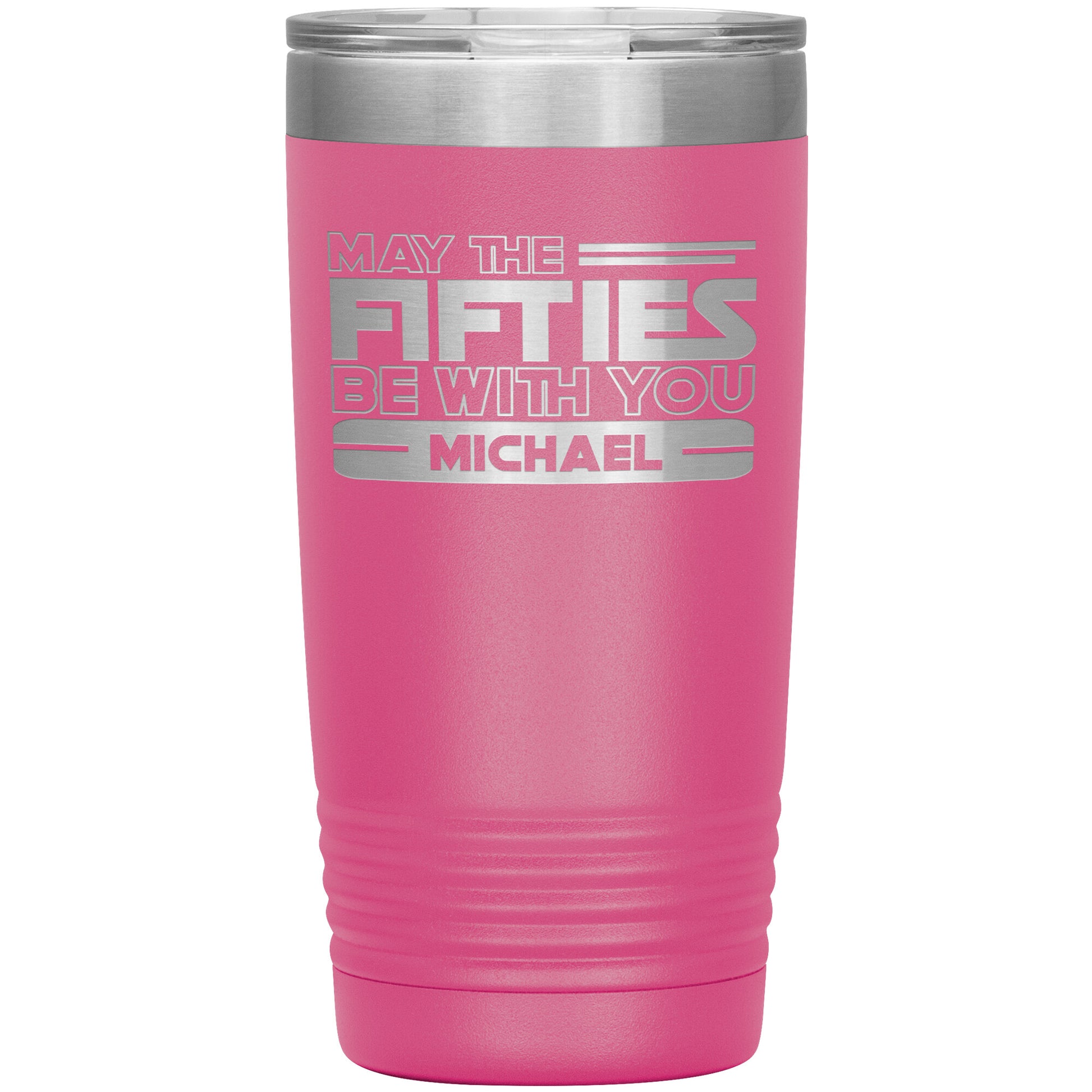 May the Fifties Be With You Name Tumbler