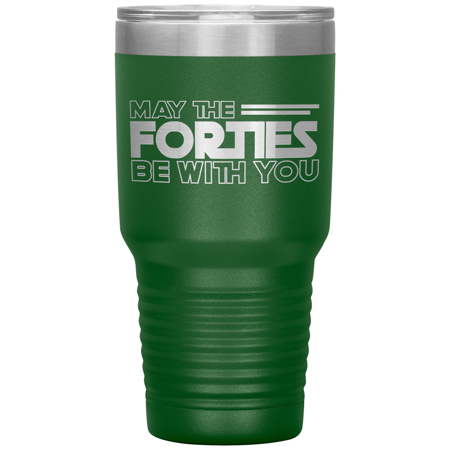 May the Forties Be With You Tumbler