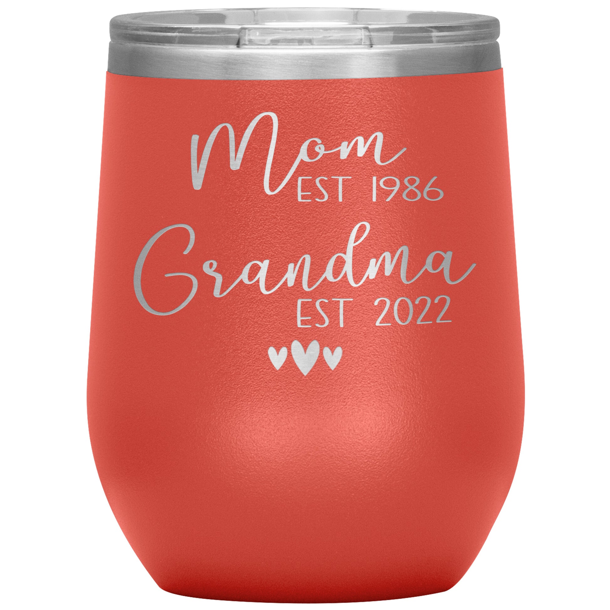 Mom to Grandma Est 2022 Tumbler
