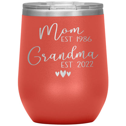 Mom to Grandma Est 2022 Tumbler