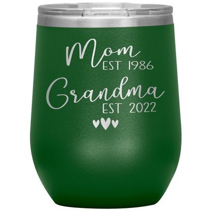 Mom to Grandma Est 2022 Tumbler