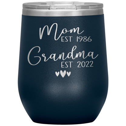 Mom to Grandma Est 2022 Tumbler