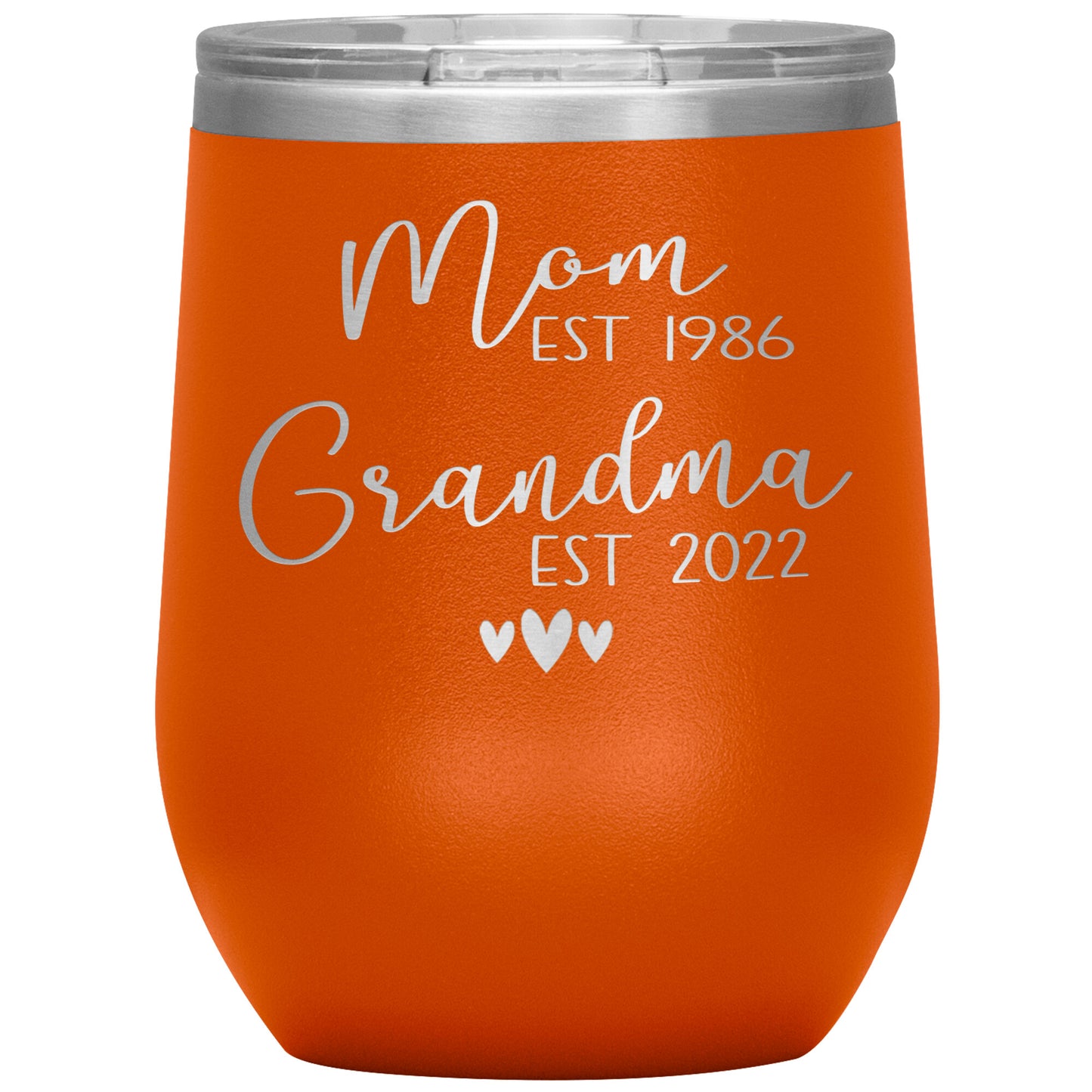 Mom to Grandma Est 2022 Tumbler