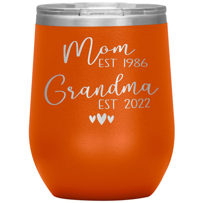 Mom to Grandma Est 2022 Tumbler
