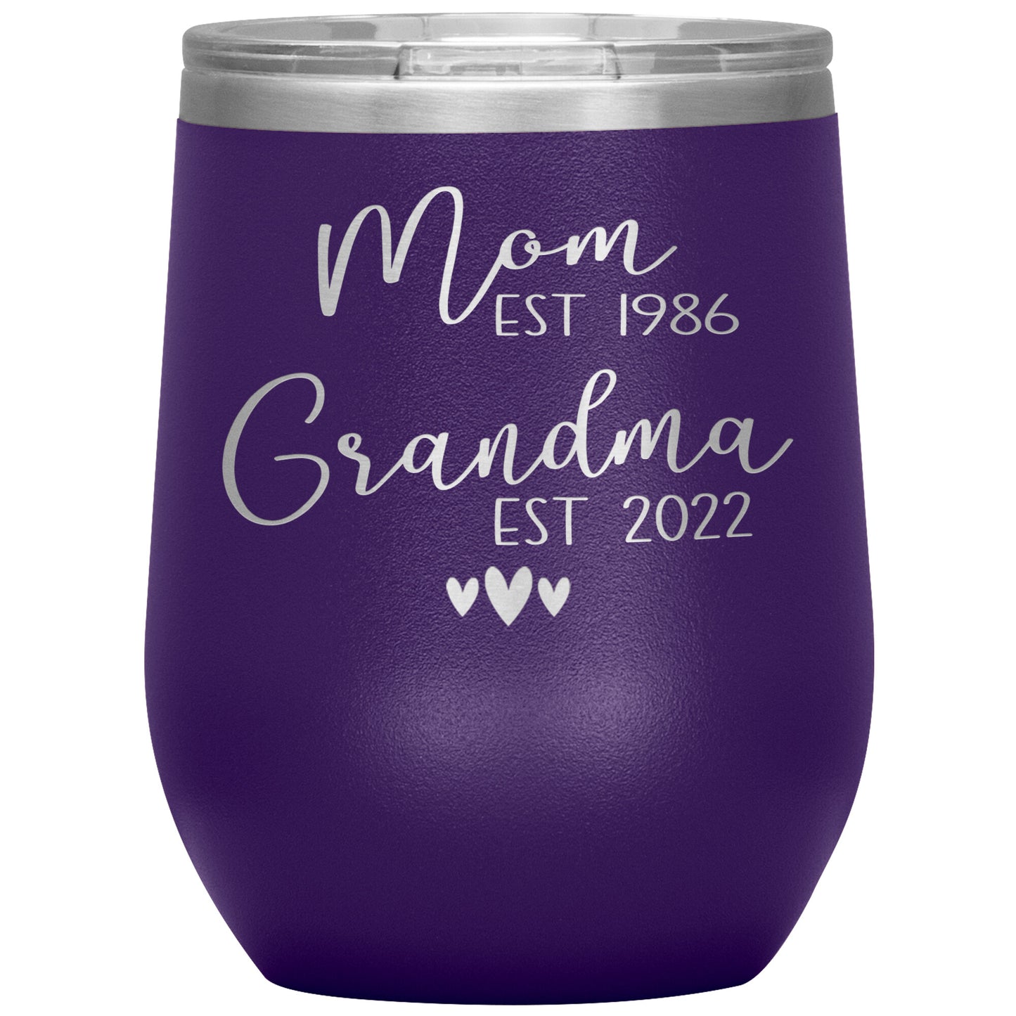 Mom to Grandma Est 2022 Tumbler