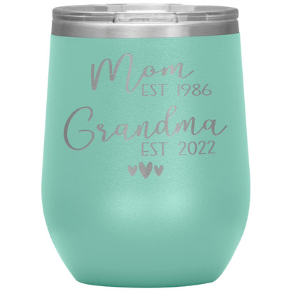Mom to Grandma Est 2022 Tumbler