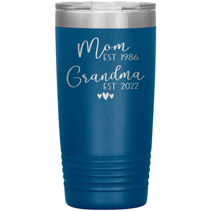 Mom to Grandma Est 2022 Tumbler