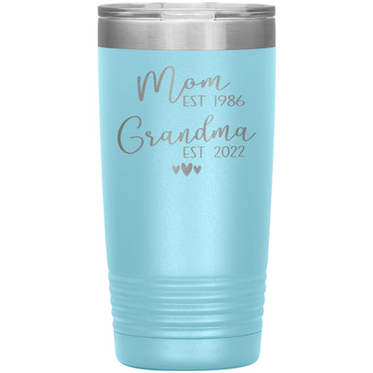 Mom to Grandma Est 2022 Tumbler