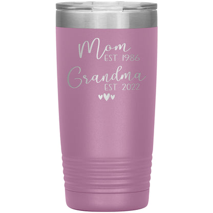 Mom to Grandma Est 2022 Tumbler