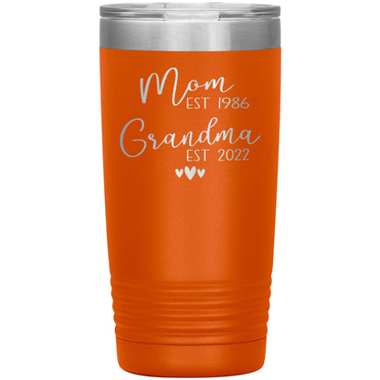 Mom to Grandma Est 2022 Tumbler
