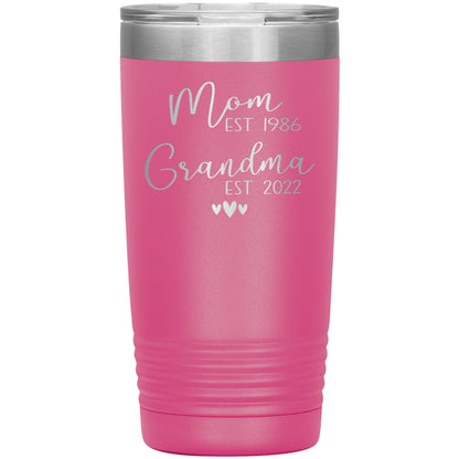 Mom to Grandma Est 2022 Tumbler