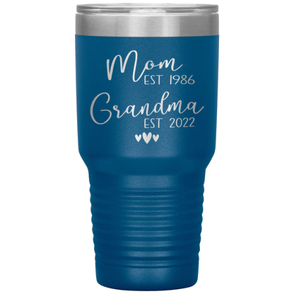 Mom to Grandma Est 2022 Tumbler