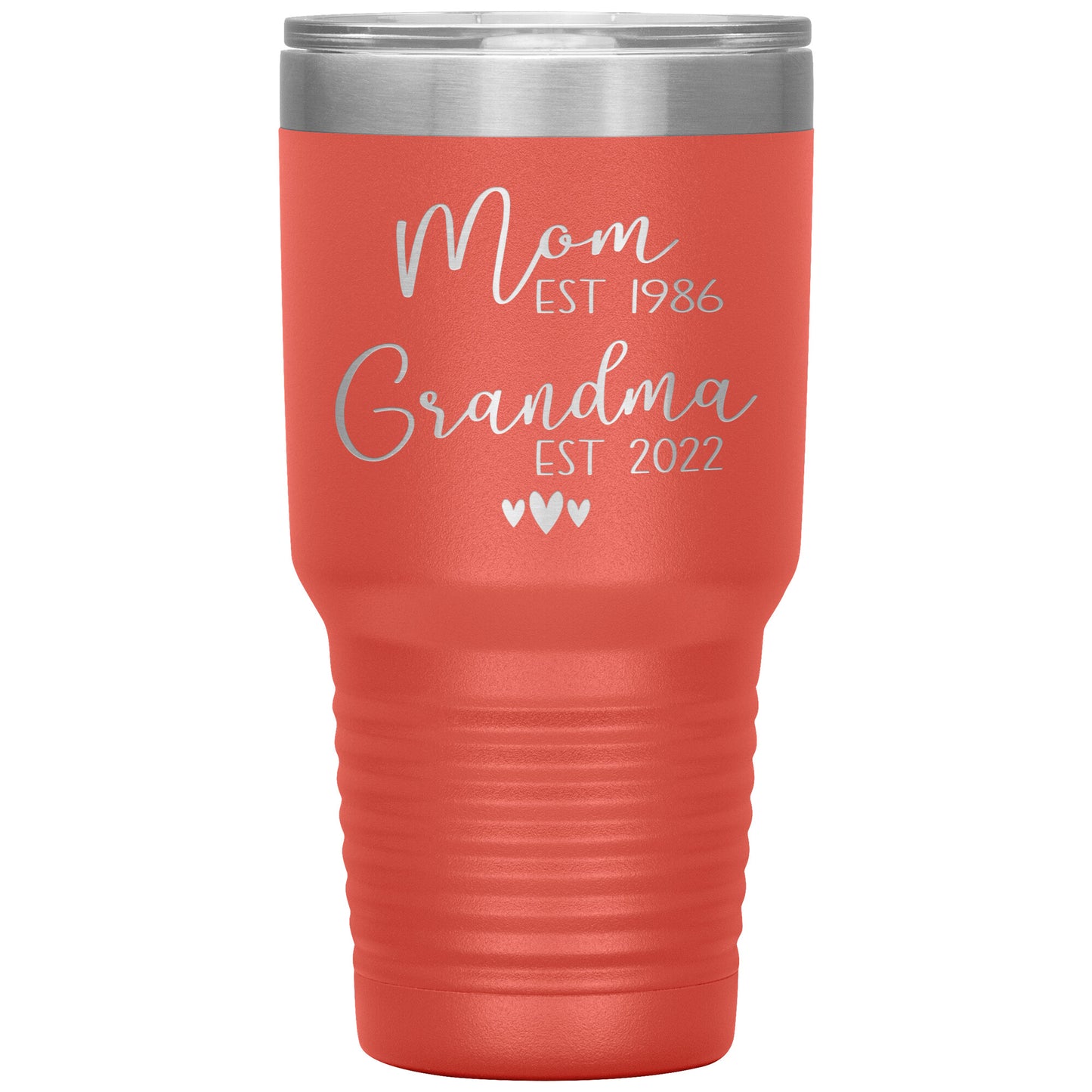 Mom to Grandma Est 2022 Tumbler
