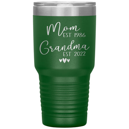 Mom to Grandma Est 2022 Tumbler