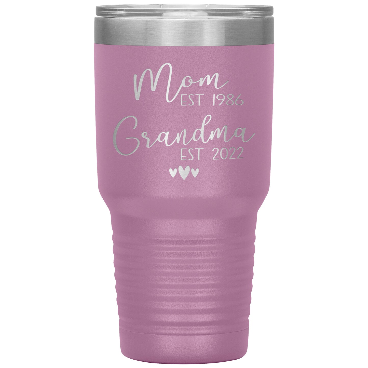 Mom to Grandma Est 2022 Tumbler