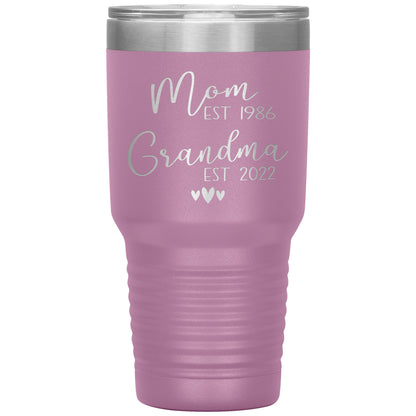 Mom to Grandma Est 2022 Tumbler