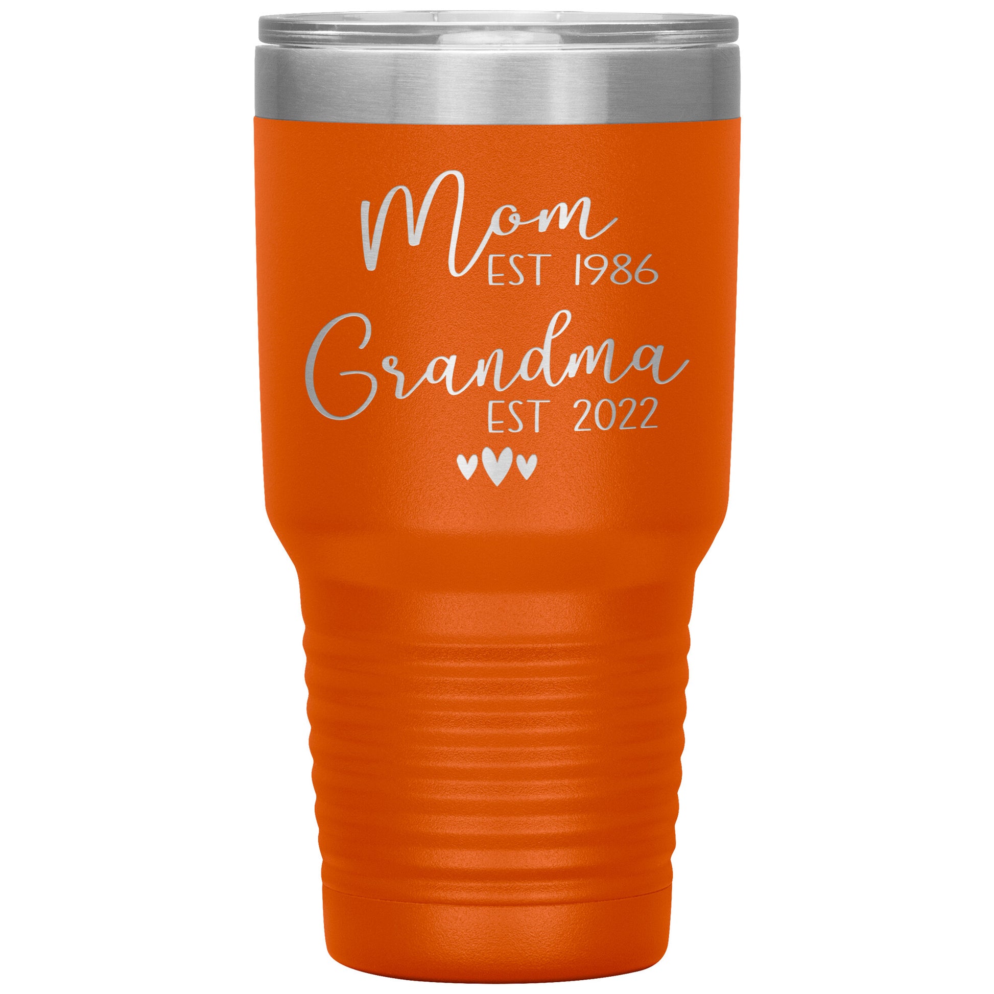 Mom to Grandma Est 2022 Tumbler