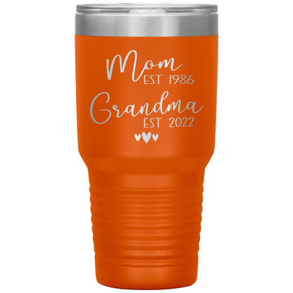 Mom to Grandma Est 2022 Tumbler