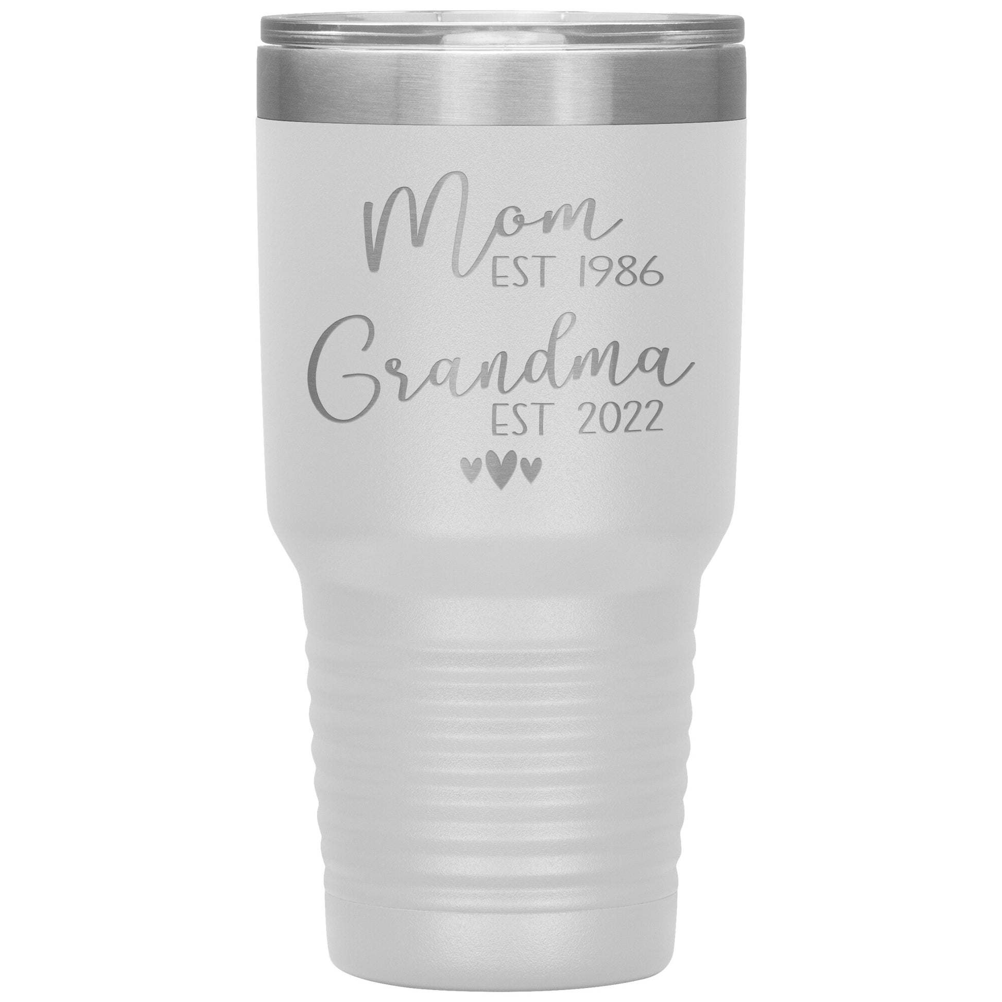 Mom to Grandma Est 2022 Tumbler