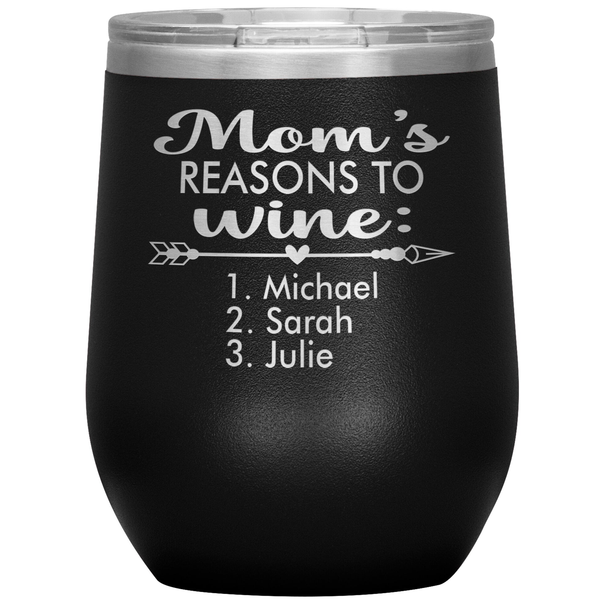 Mom's Reason to Wine Tumbler