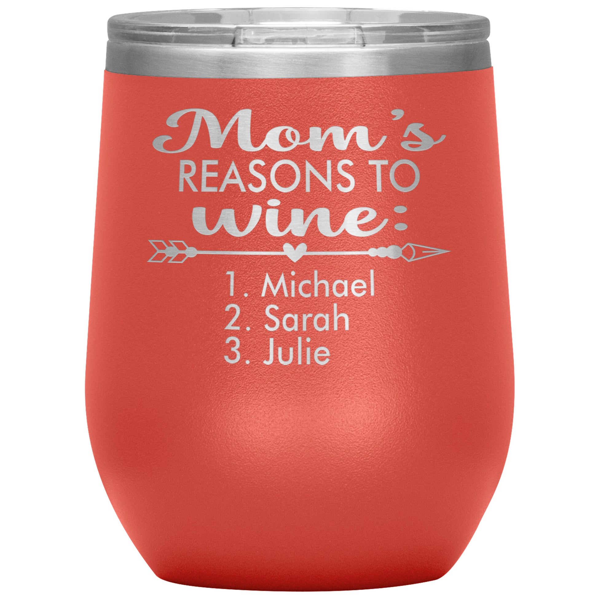 Mom's Reason to Wine Tumbler
